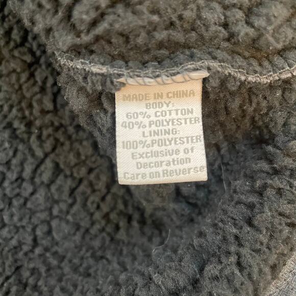 Top of the World OSU Cowboys 1/4 Zip Pullover Fleece Lined Gray Sweatshirt Small - Picture 5 of 8